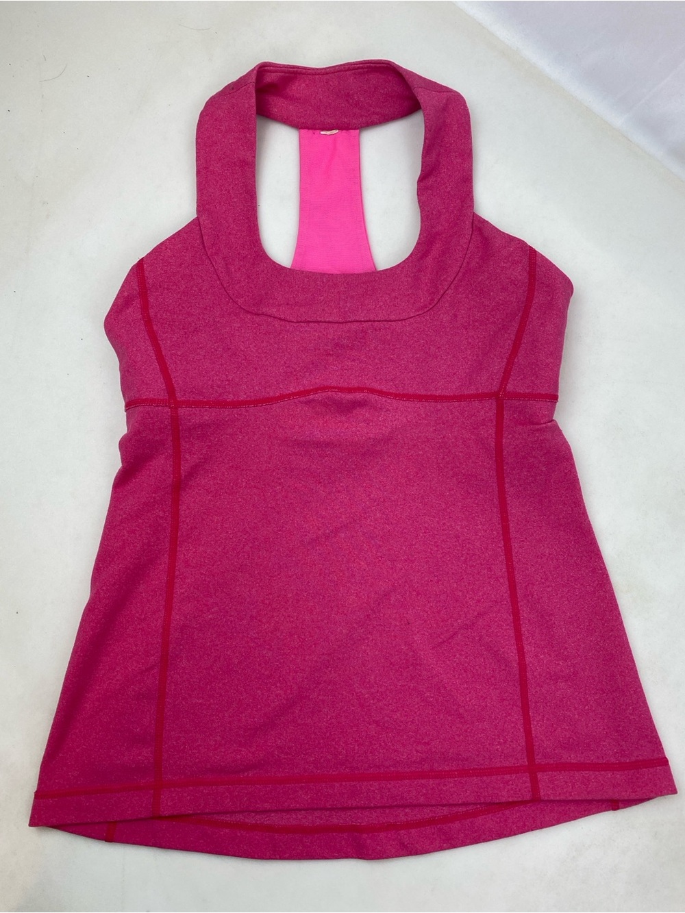 Lululemon Athletica Size 8 Pink Racerback Athletic Tank Top